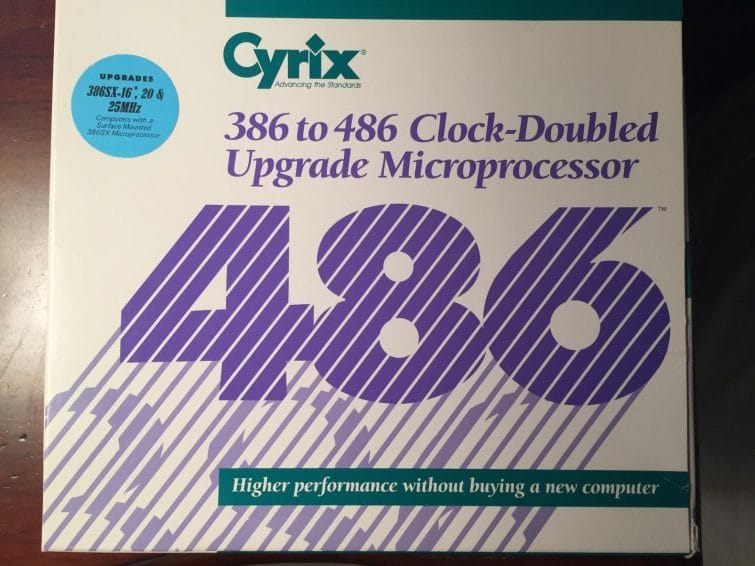 A Cyrix option to "upgrade" your 386 to a 486